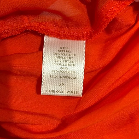 Eva Mendes Red Pleated Embellished Knee-Length Skirt - Picture 6 of 11